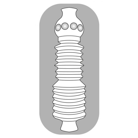 STROKER Twister - masturbator artificial (transparent)