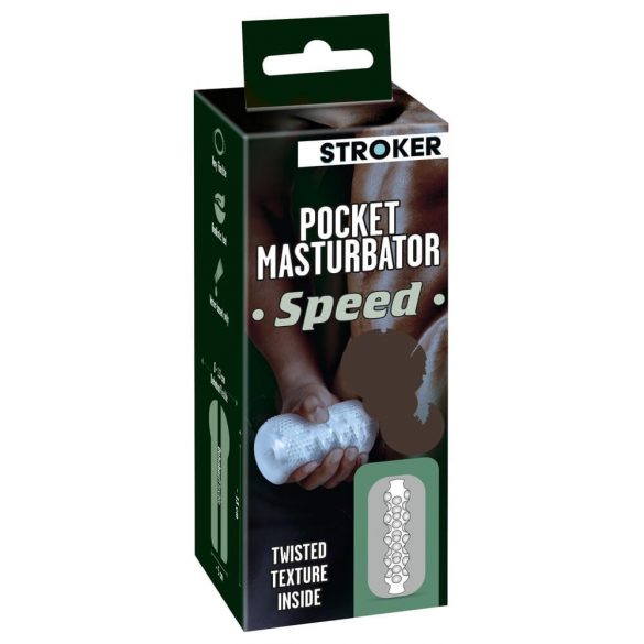 Masturbator STROKER Speed - fundal fals (transparent) 