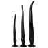 You2Toys - set dildo anal extra lung (3 piese) - negru 