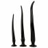 You2Toys - set dildo anal extra lung (3 piese) - negru 