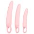 SMILE - Antrenori vaginali - set dildo - roz (3 piese)