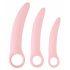 SMILE - Antrenori vaginali - set dildo - roz (3 piese)