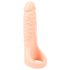 Dildo Realistixxx Double F cu inel penian (natural) 