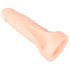 Dildo Realistixxx Double F cu inel penian (natural) 