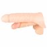 Dildo Realistixxx Double F cu inel penian (natural) 