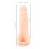 Dildo Realistixxx Double F cu inel penian (natural) 