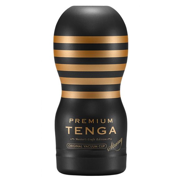 TENGA Premium Strong - masturbator de unică folosință (negru) 