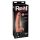 Real Feel Deluxe No.9 - vibrator realist cu testicule (natural)