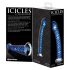 Icicles Nr. 29 - dildo din sticlă spiralat (albastru) 