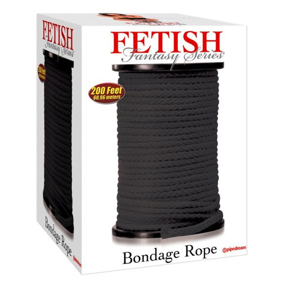 Funic Shibari pentru bondage - 60m (negru) 