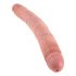 King Cock 12 Slim - dildo dublu realist (31cm) - natural 