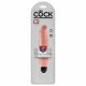 Vibrator realist King Cock Stiffy 7, rezistent la apă, 18 cm, natural 