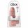 Regele Cock 9 Chubby - dildo cu ventuză și testicule (23cm) - natural