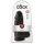 King Cock 9 Chubby - dildo cu ventuză și testicule (23 cm) - negru 