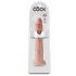 King Cock 13 - dildo gigantic realist (33cm) - culoare naturală