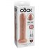 King Cock 7 - dildo realist (18cm) - natural