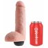 King Cock 8 - dildo realist ejaculator (20 cm) - natural