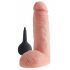 King Cock 8 - dildo realist ejaculator (20 cm) - natural