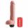 King Cock 11 - dildo ejaculator realist (28 cm) - natural 