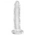 King Cock Clear 6 - dildo cu ventuză (15cm) 