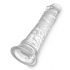 King Cock Clear 8 - dildo mare cu ventuză (20cm) 