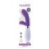 Classix - vibrator G-spot impermeabil cu stimulator clitoridian (mov) 