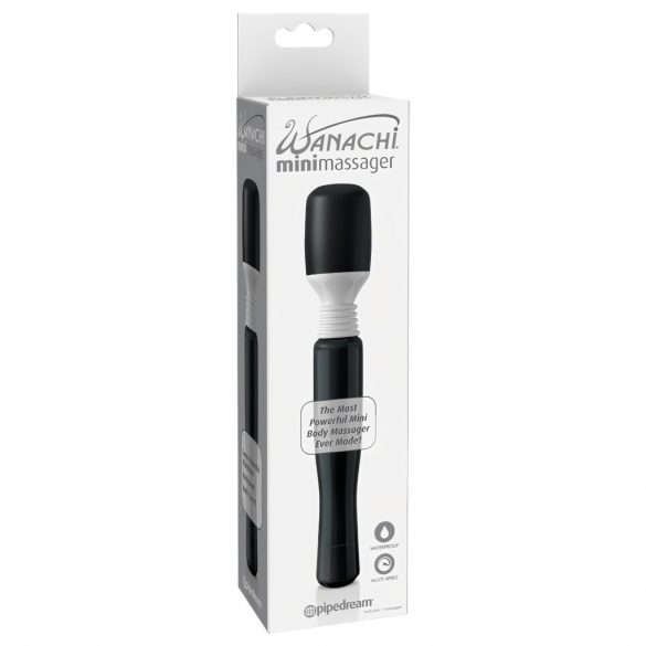 Wanachi Wand - mini vibrator de masaj (negru)