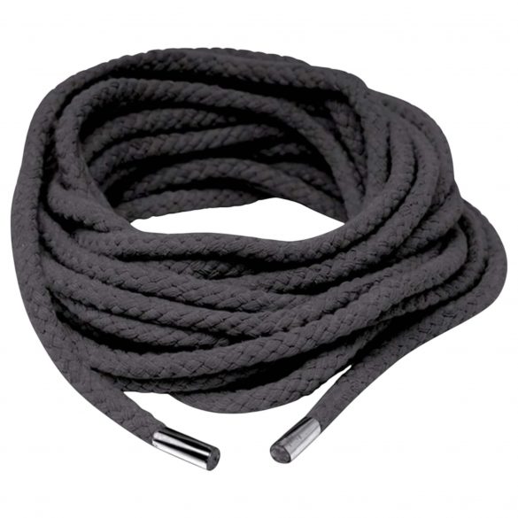 Fetish Silk Rope - Frânghie Shibari pentru bondage - 10m (negru) 