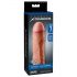 X-TENSION Perfect 1 - mânecă realistă pentru penis (17,7 cm) - culoare naturală