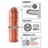 X-TENSION Mega 1 - extensie realistă pentru penis (17,7 cm) - naturală 