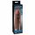 X-TENSION Mega 2 - prelungitor de penis realist (20,3cm) - natur inchis 