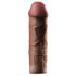 X-TENSION Mega 2 - prelungitor de penis realist (20,3cm) - natur inchis 