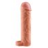 X-TENSION Perfect 1 - manson pentru penis cu inel testicular (17,7cm) - natural 