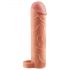 X-TENSION Perfect 2 - inel pentru penis cu textură (19cm) - natural 