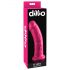 Dillio 8 - dildo realist cu ventuză (20 cm) - roz 