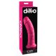 Dillio 8 - dildo realist cu ventuză (20 cm) - roz 