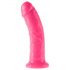 Dillio 8 - dildo realist cu ventuză (20 cm) - roz 