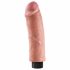 Vibrator King Cock 8 Flexibil și Realistic (25cm)  