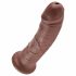 King Cock 8 dildo (20cm) - maro