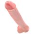 King Cock 15 - dildo cu ventuză și testicule (38 cm) - natur