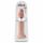 King Cock 14 - dildo mare cu ventuză (36cm) - natural 