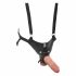 Strap-on King Cock 10 - dildo gol cavabil, cu prindere (25cm) 