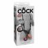 Strap-on King Cock 10 - dildo gol cavabil, cu prindere (25cm) 