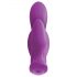 3Some extaz total - vibrator triplu cu acumulator și telecomandă (mov)