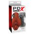 PDX Masturbator Realistic - 2 în 1 (maro) 