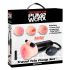 Pipedream Travel Trio - set pompă penis vibratoare (negru-natur) 