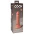 Dildo Elite 6 cu ventuză, realist (15 cm) - natural 