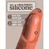 King Cock Elite 6 - dildo realist cu ventuză, 15 cm, închis la culoare 