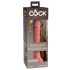 Dildo Realist King Cock Elite 7 cu Ventuză, 18cm - Natural 