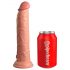 Elite Cock 9 - dildo realist cu ventuză (23cm) - natural 